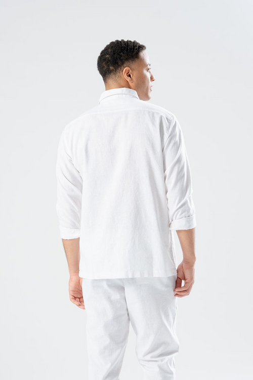 Linen Shirt - Hvit