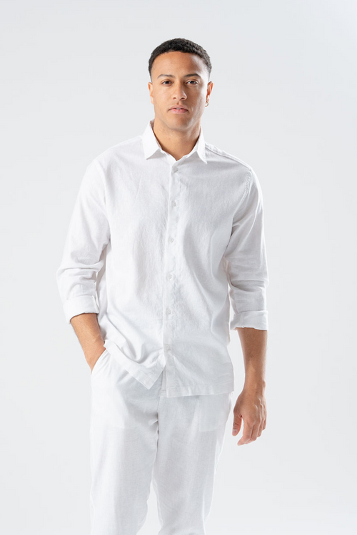 Linen Shirt - Hvit