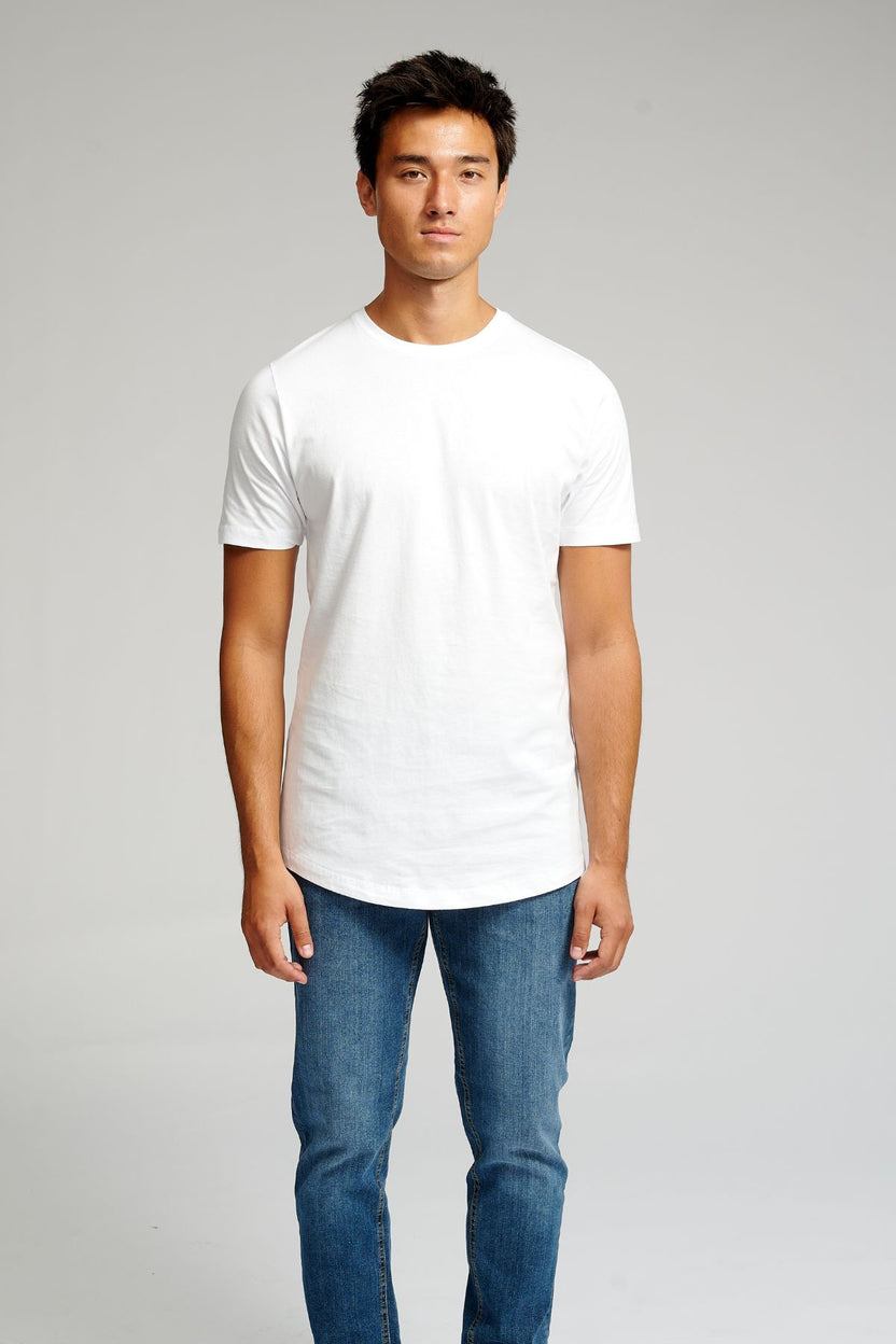 Long T-shirt - Hvit