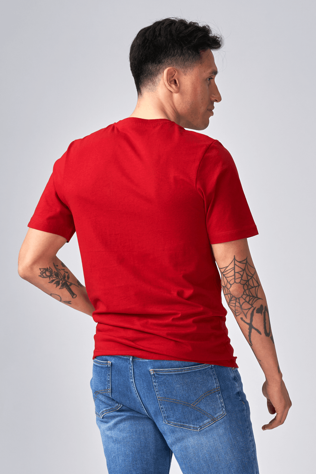 Økologisk Basic T-shirt - Rød