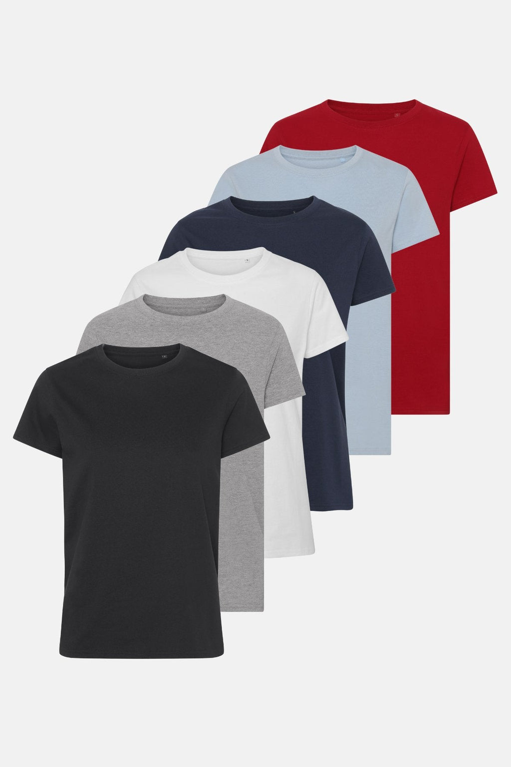 Basic T-skjorte - Pakketilbud (6 stk.)