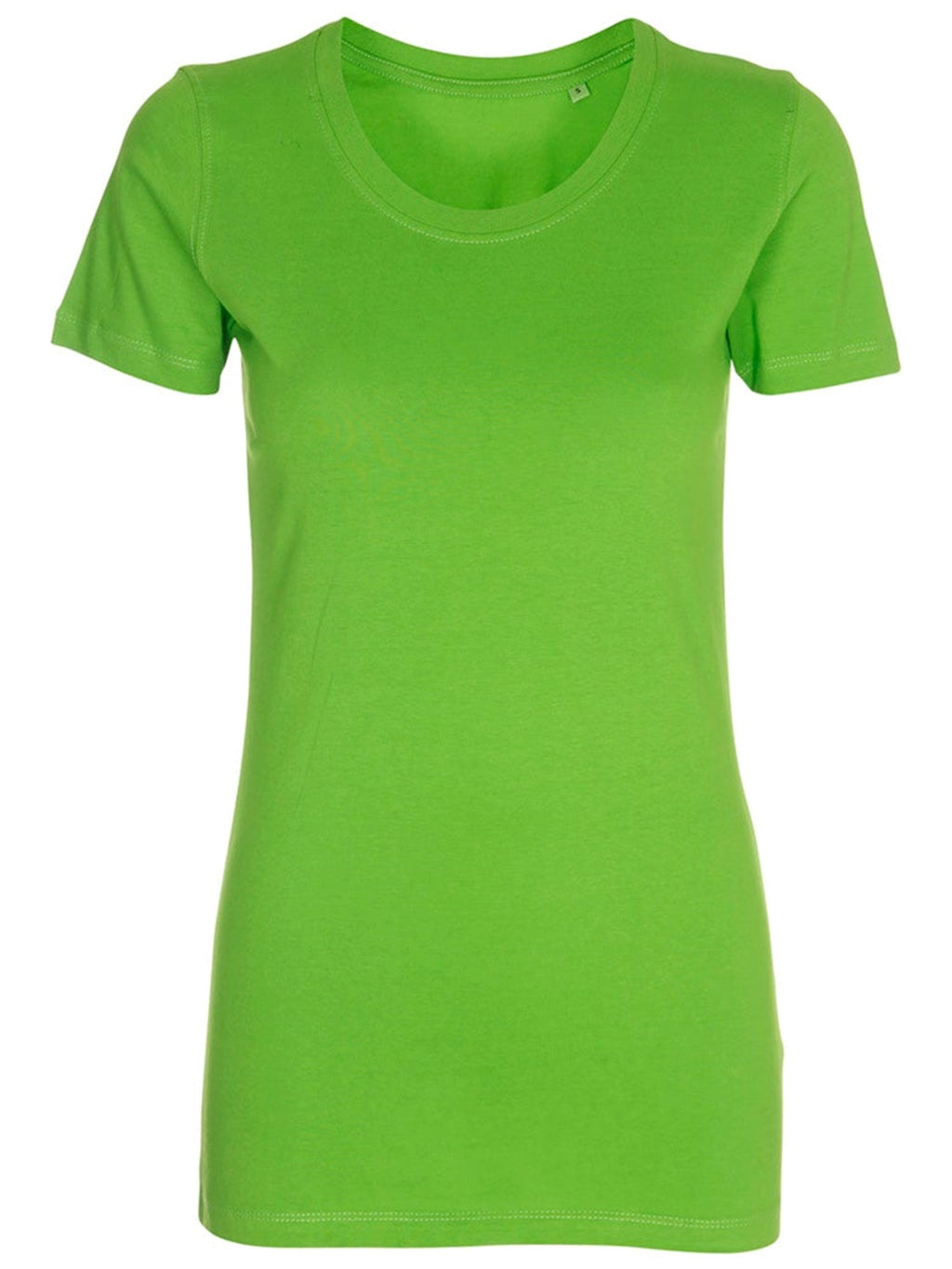 Fitted t-shirt - LimeGrønn