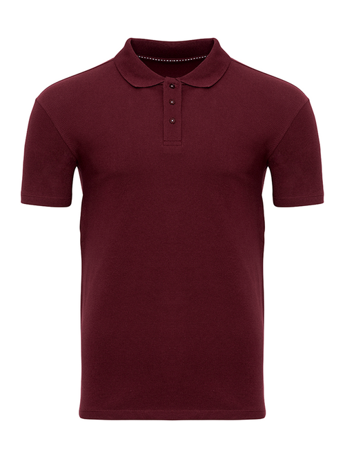 Muscle Polo Shirt - Bordeaux - TeeShoppen