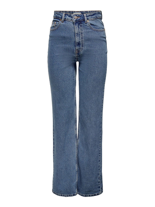Camille Wide Leg Jeans - Blue Denim - ONLY