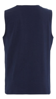 Sleeveless T-shirt - Navy