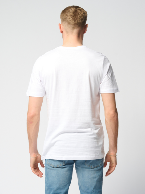 Økologisk Basic T-shirt - Hvit - TeeShoppen