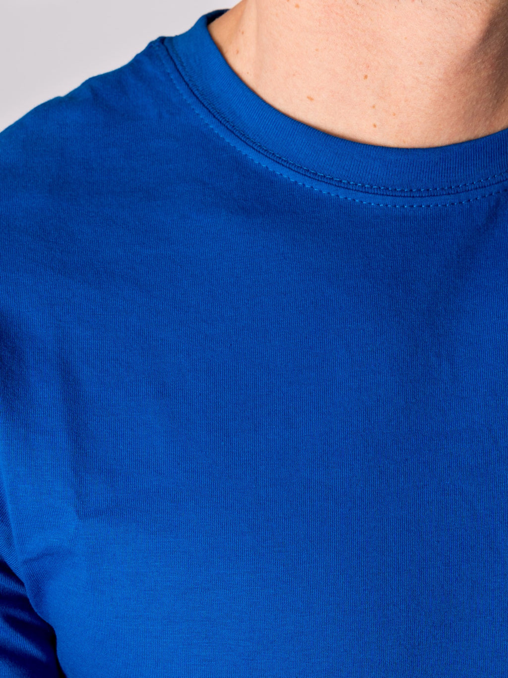 Økologisk Basic T-shirt - Blå