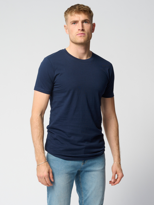 Muscle T-shirt - Navy - TeeShoppen