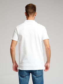 Muscle Polo Shirt - Hvit