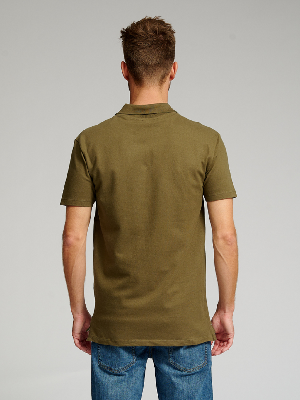 Muscle Polo Shirt - Army Grønn