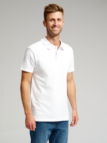 Muscle Polo Shirt - Hvit
