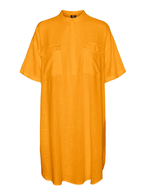 Line Mini Kjole - Radiant Yellow - Vero Moda
