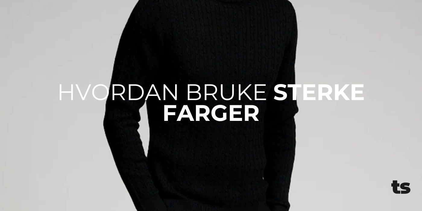 Hvordan bruke sterke farger