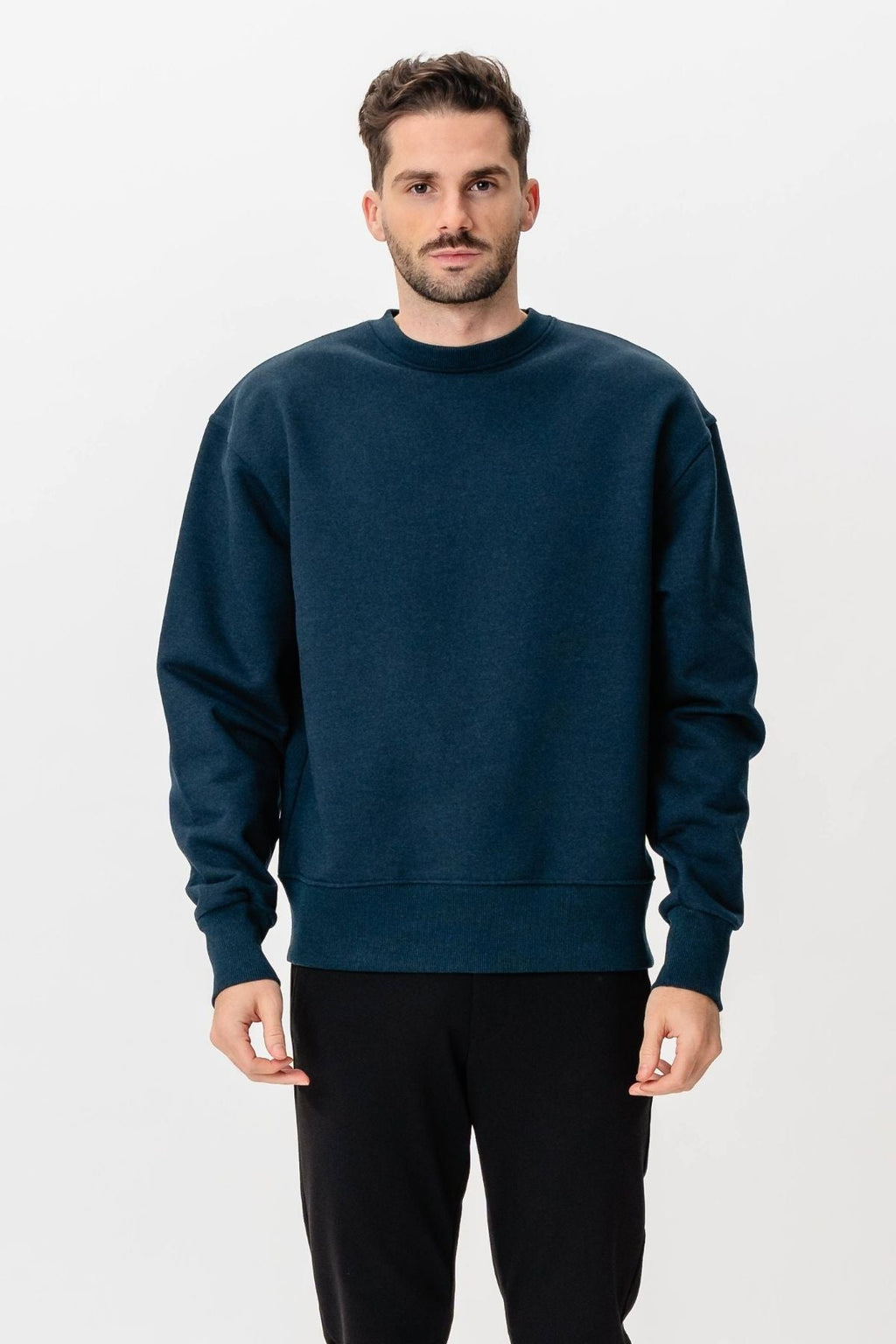 Heavy Crewneck - Melert Navy