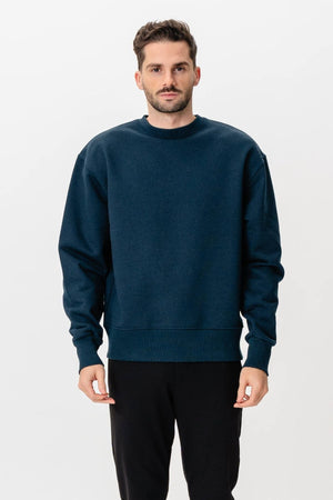 Heavy Crewneck - Melert Navy