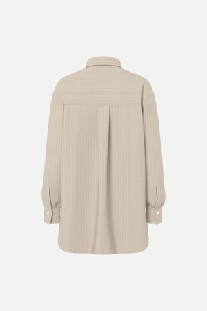 Melia Loose Shirt - Crockery