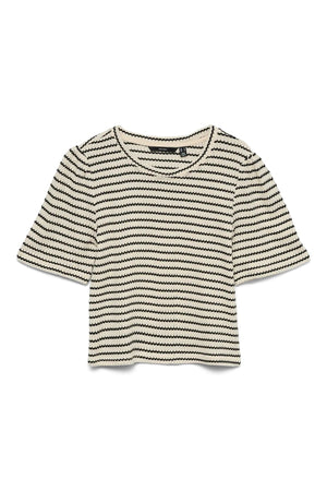 Ohia 2/4 O-Neck Top - Svart