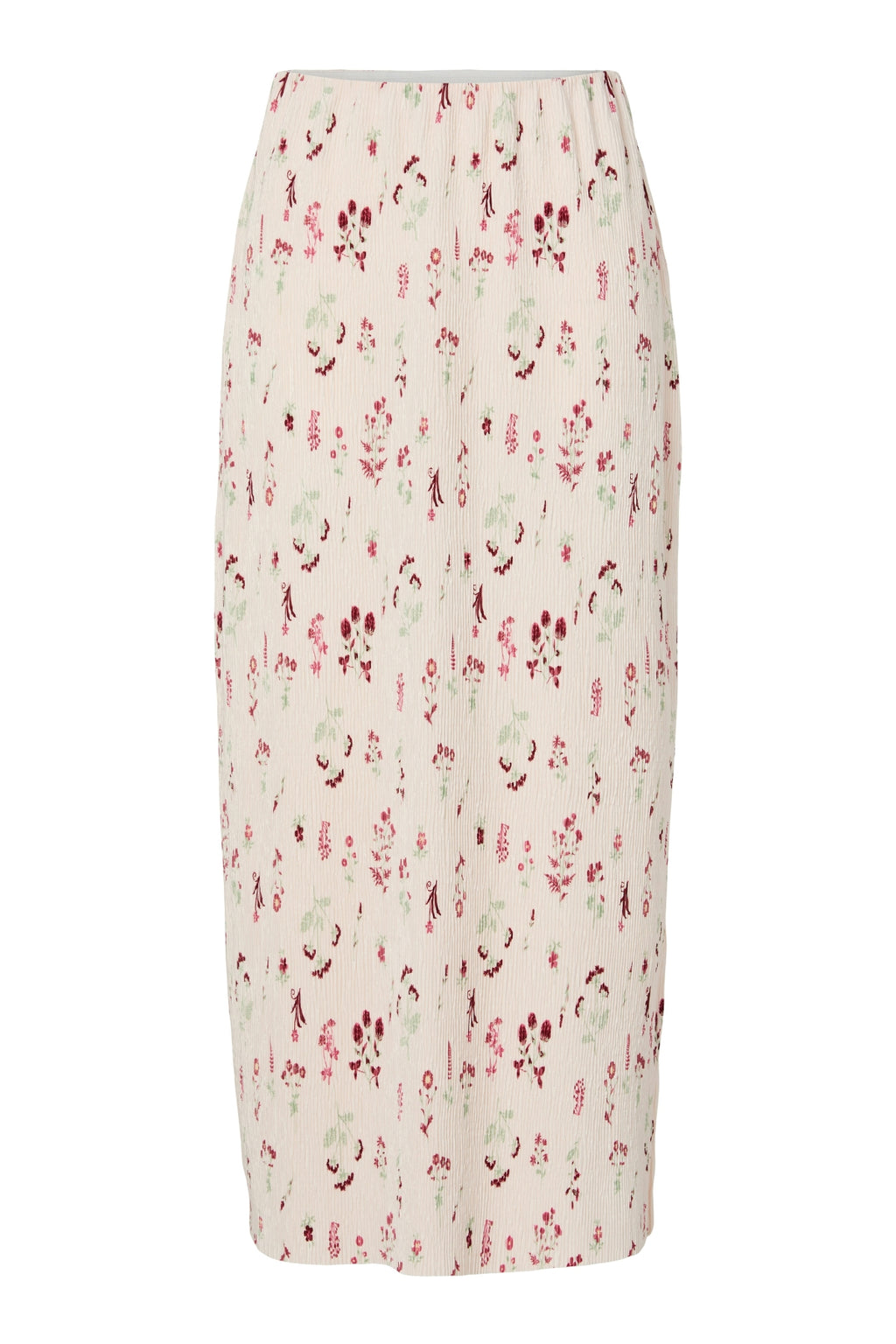 PIECES Flora High-Waisted Ankelskjørt - Petal Pink