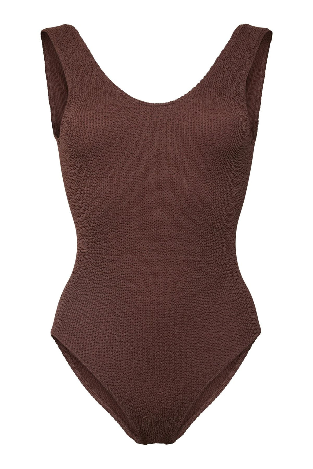 Kenna Crepe Badedrakt - Deep Mahogany
