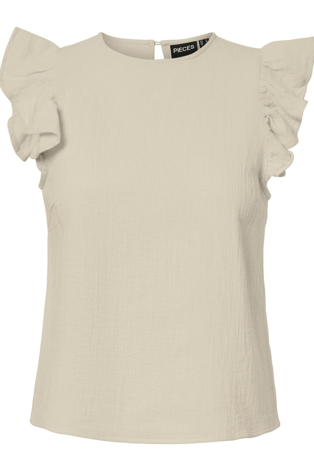 Sastina O-Neck Topp - Silver Lining