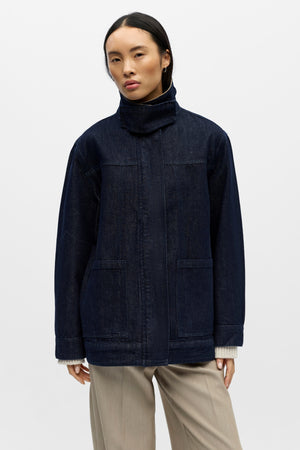 Sirenna Denimjakke - Mørkeblå Denim
