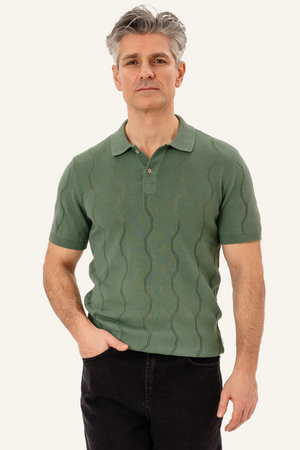 Duran Strikket Polo - Grønn