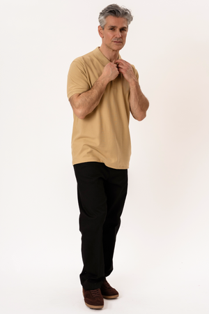 Basic Polo shirt- Khaki