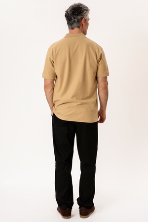 Basic Polo shirt- Khaki