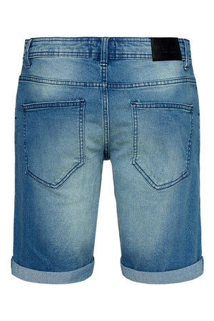 Performance Denim Shorts - Blå