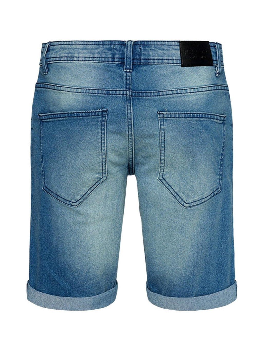 Performance Denim Shorts - Denim Blå