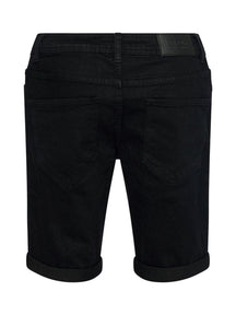 Performance Denim Shorts - Jet Black