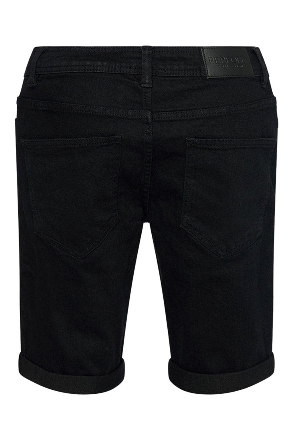 Performance Denim Shorts - Svart