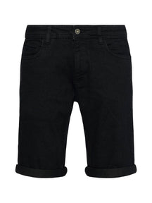 Performance Denim Shorts - Jet Black