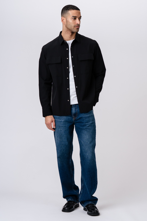 Silas Overshirt - Svart