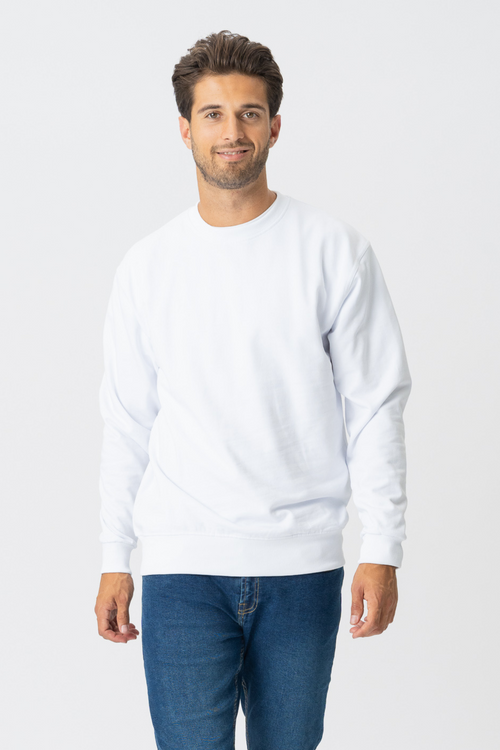 Crewneck genser - Hvit