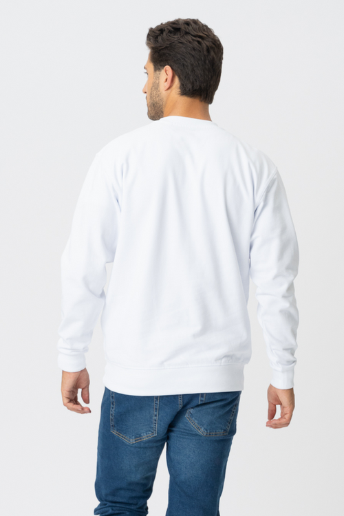 Crewneck genser - Hvit