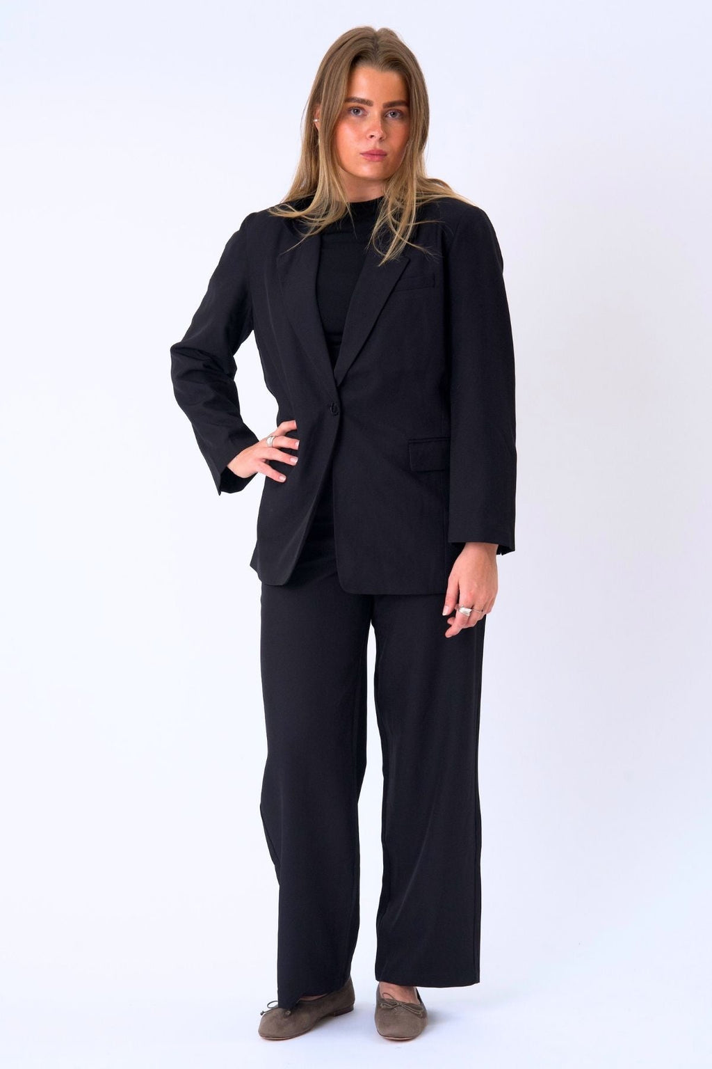 Oversized Blazer - Svart