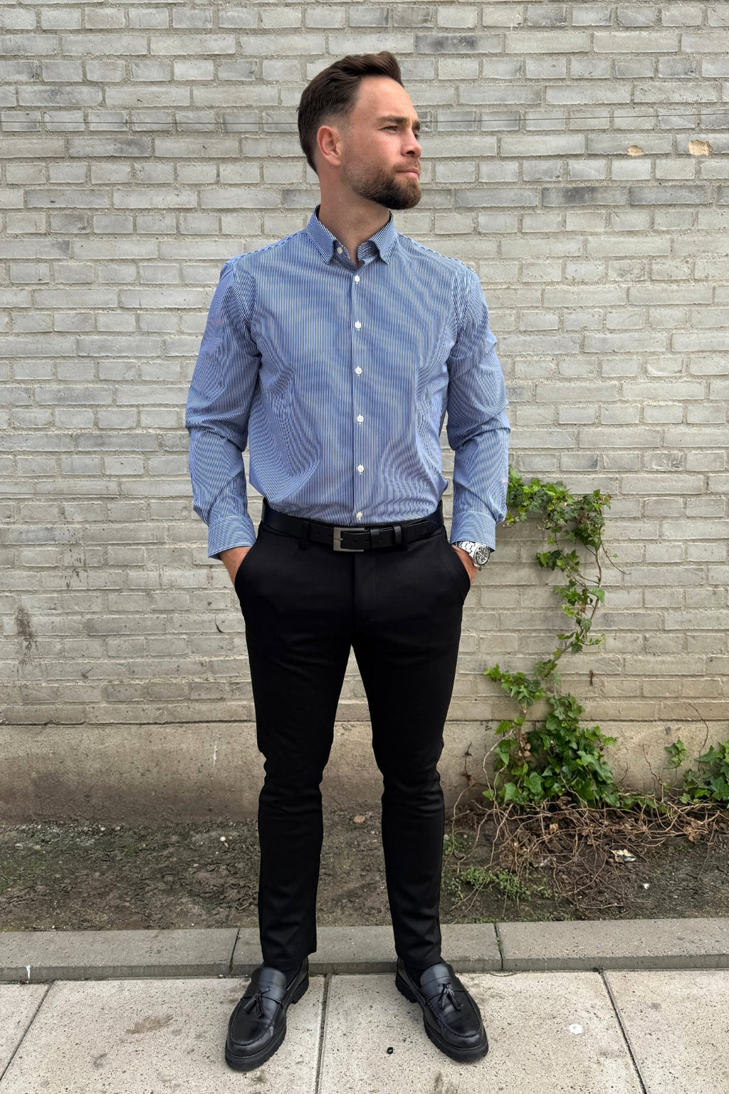 De Originale Premium Performance Skjorte - Hvit/Navy