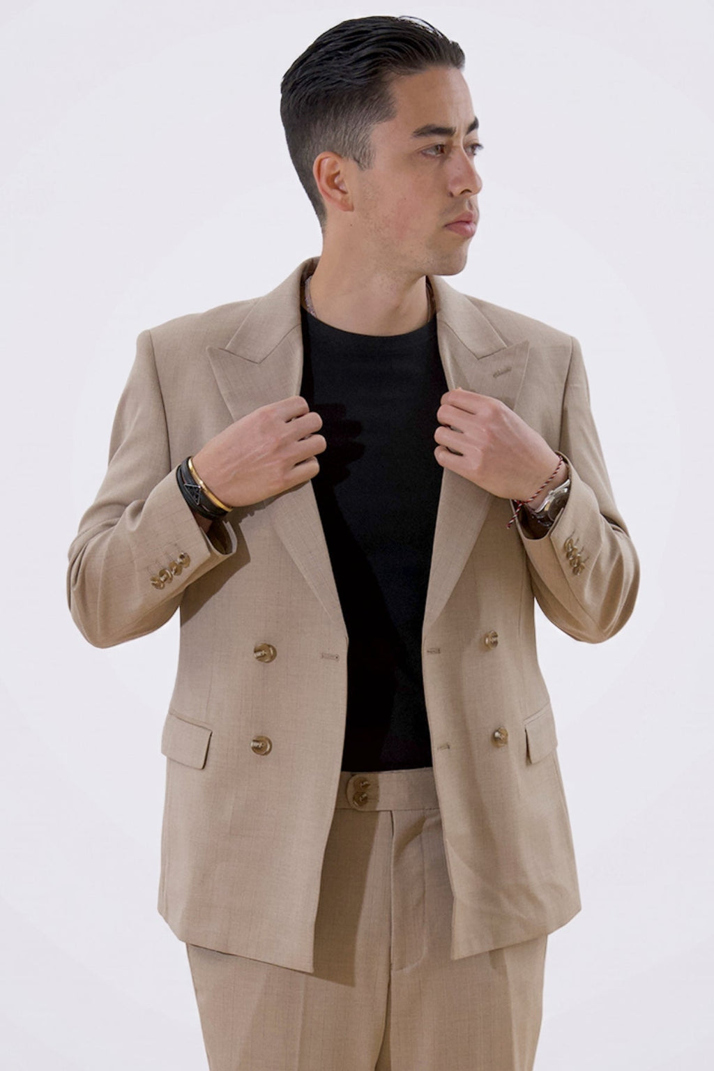 Classic Blazer - Beige Melange