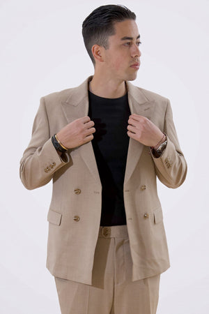 Classic Blazer - Beige Melange