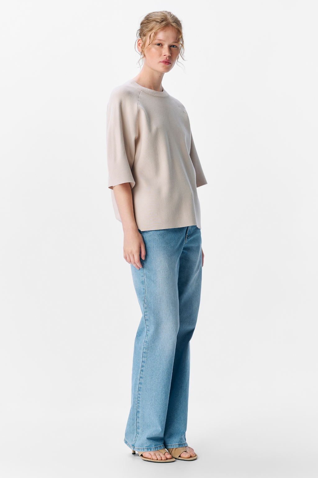 Reynard 2/4 Strikkegenser - Sølvgrå