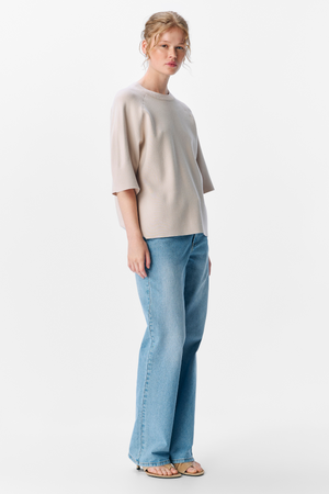 Reynard 2/4 Strikkegenser - Sølvgrå