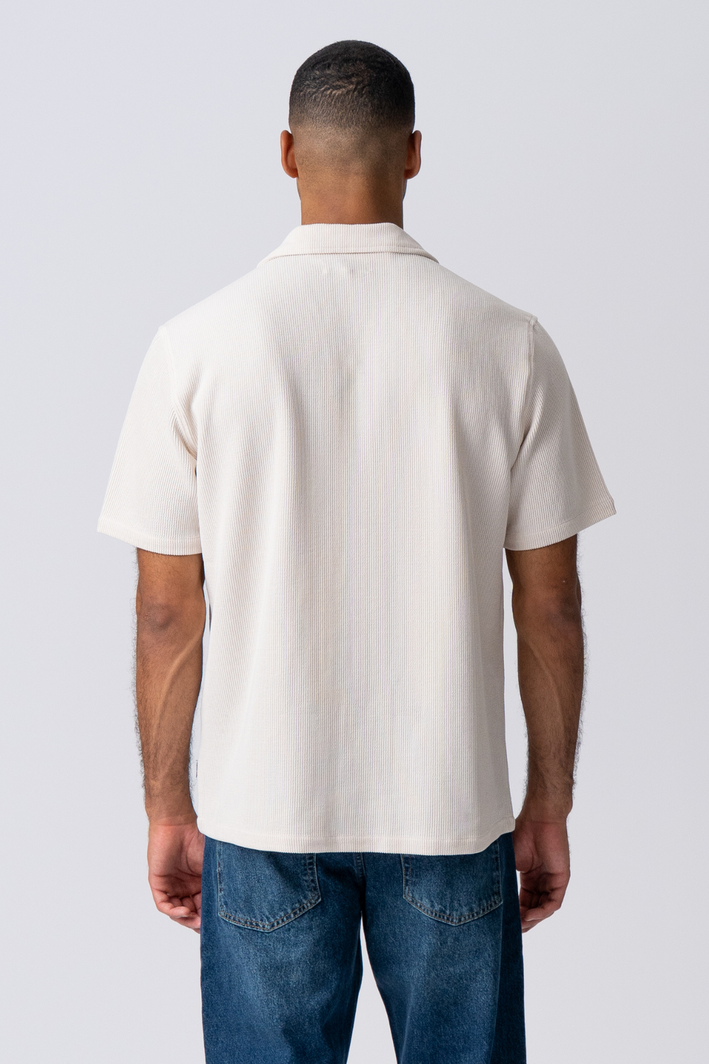 Strikket Skjorte - Beige