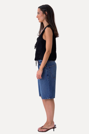 Lin Vest - Svart