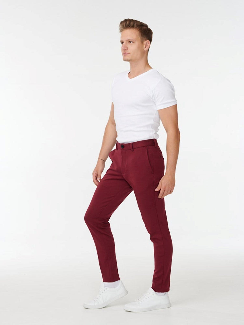 Performance Pants - Mørkerød