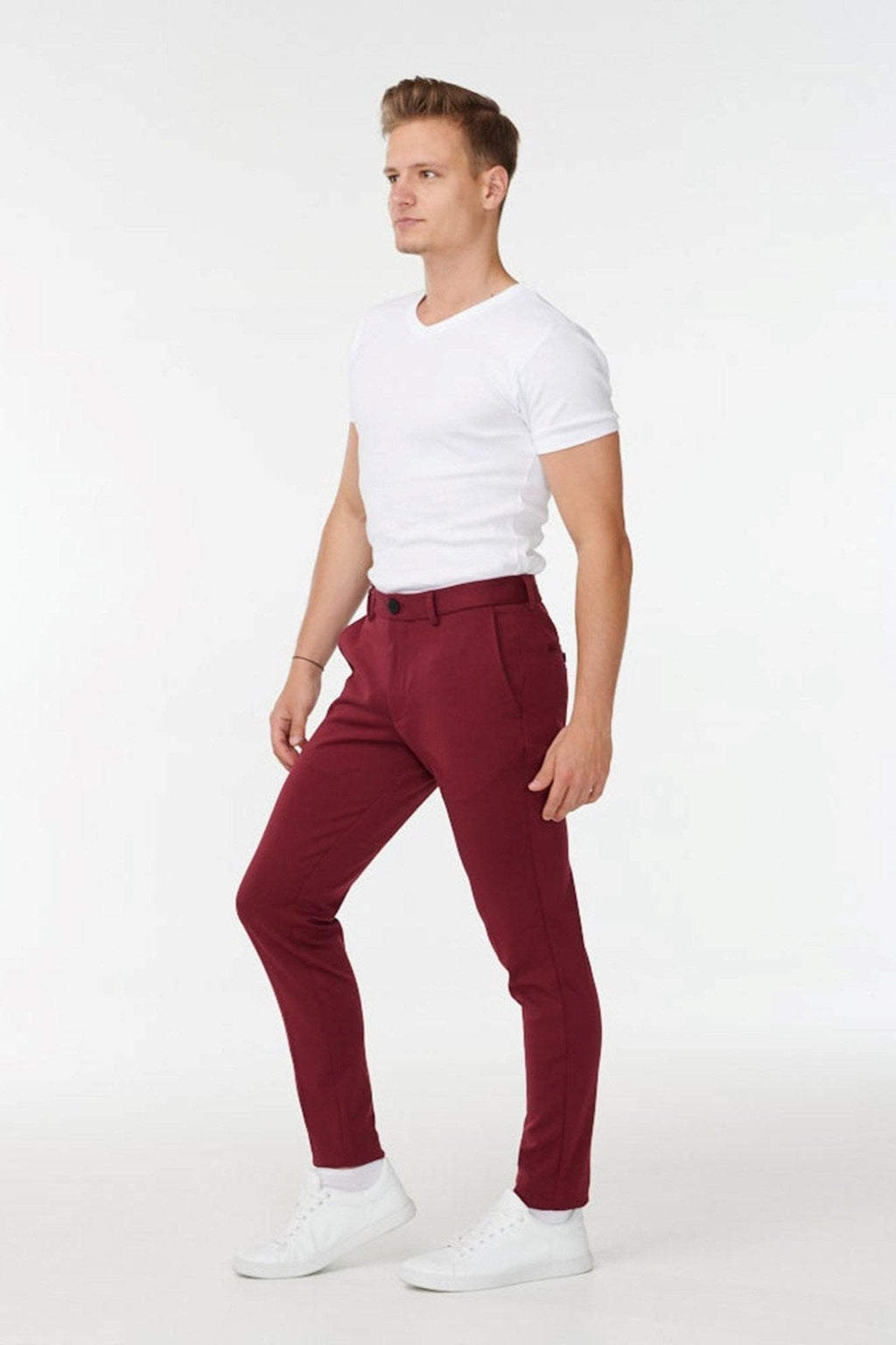 Performance Pants - Mørkerød