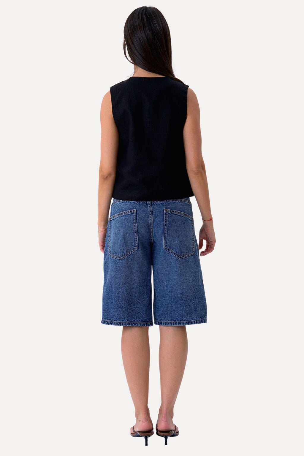 Lin Vest - Svart
