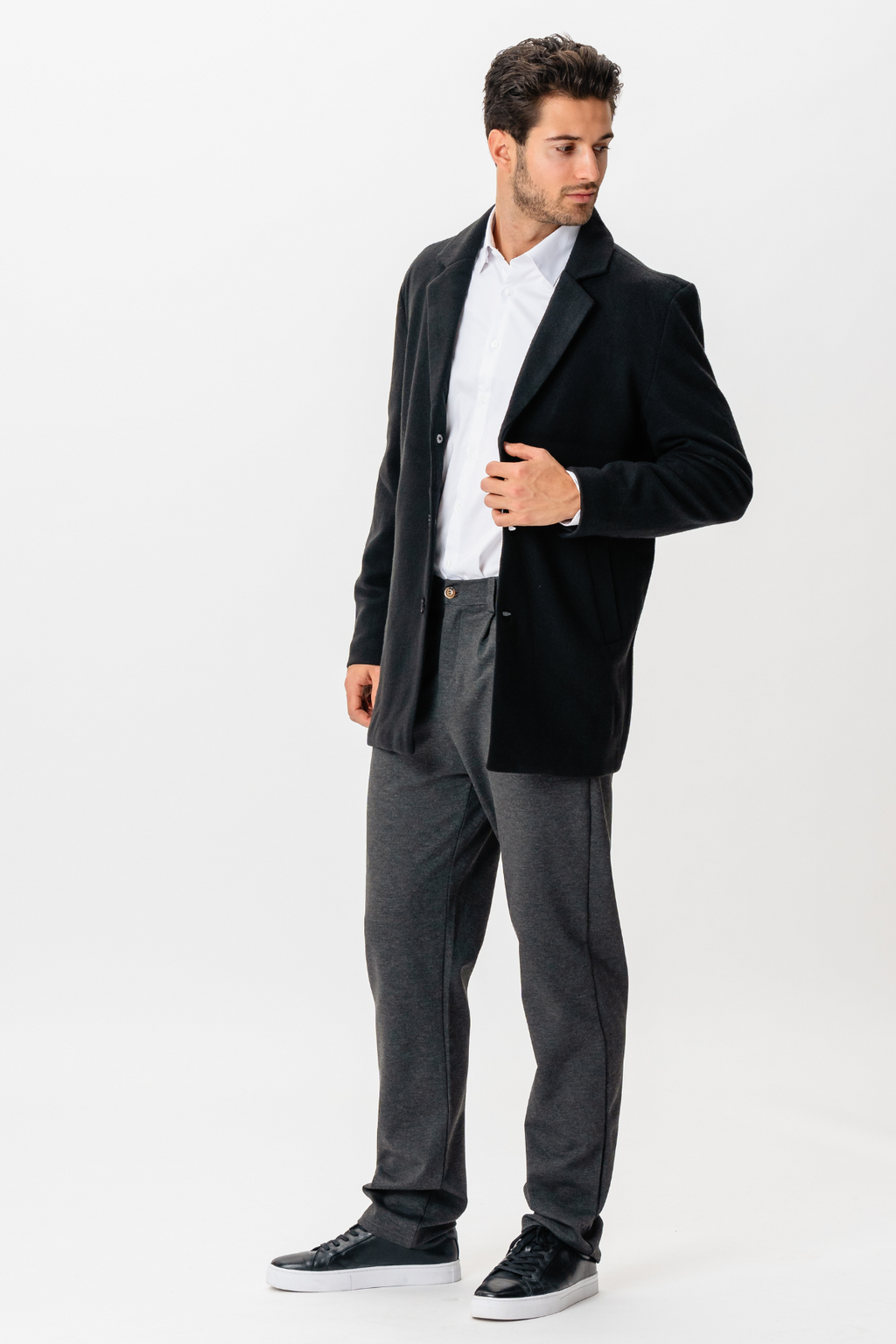 Klassisk frakk - Svart