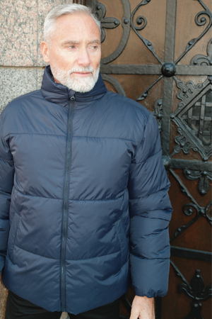 Puffer Jakke - Marineblå