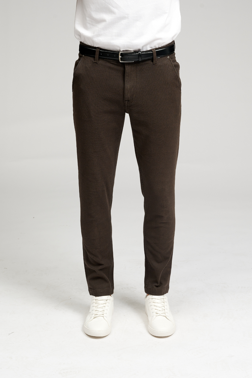 De Originale Performance Structure Pants - Mørkebrun - TeeShoppen - Brun